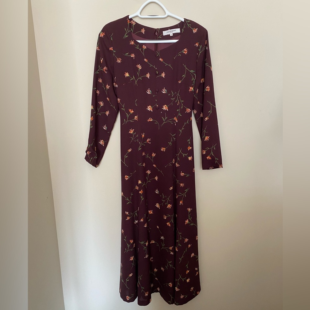 vintage 90s floral dress